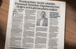 Vahap Munyar’ın konkordato ve finansal yeniden yapılandırma yazısının Ekonomim gazetesi kupürü