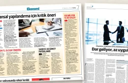 Hürriyet ve Dünya gazetelerinde yayımlanan FYY Küçük Model yazılarının gazete kupürleri